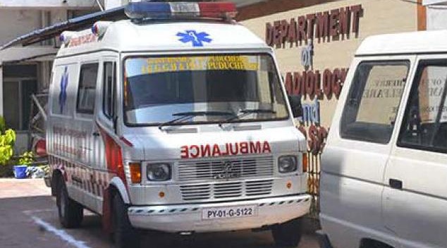 BJP leader stops ambulance after it struck his car. Patient dies due to delay