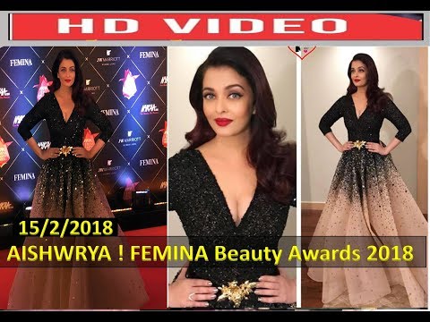 Aishwarya Rai stuns with her gorgeous look at the red carpet of Femina Beauty awards. See pics