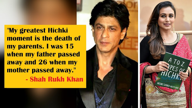 SRK, Katrina, Anil Kapoor and more share their 'Hichki' moments with Rani Mukerji