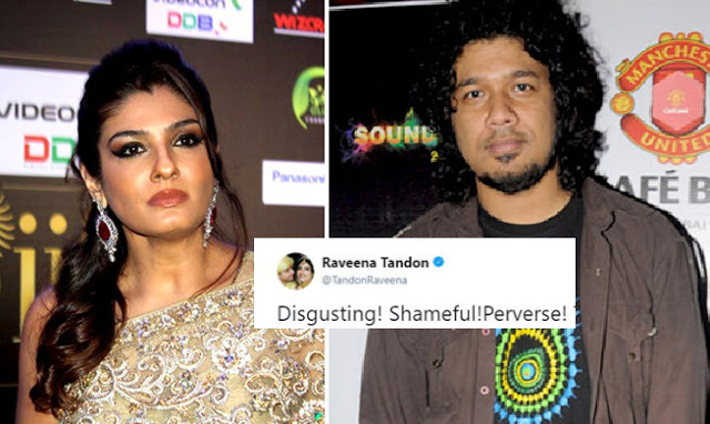 Papon kissing scandal: Raveena Tandon calls it 'Disgusting'. Says he should be arrested