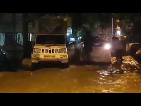 Caught on-tape: Water pipe bursts and shoots SUV several meters into air