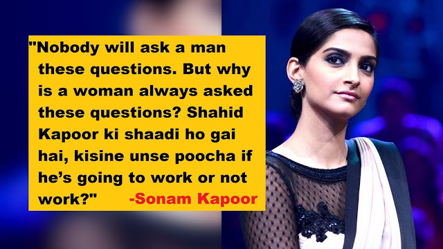 "Will you work after marriage?": A reporter’s sexist question that angered Sonam Kapoor