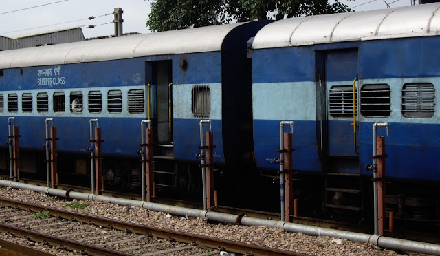 Brave officer jumps from running train to save woman from getting raped