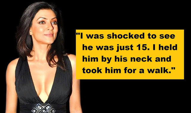 Sushmita Sen reveals how a 15 YO boy misbehaved with her and how she taught him a lesson