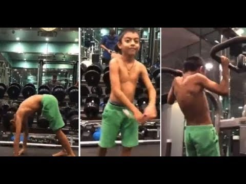 Watch: Ajay Devgan's 7 YO son stuns everyone with his 'fitness challenge' videos!