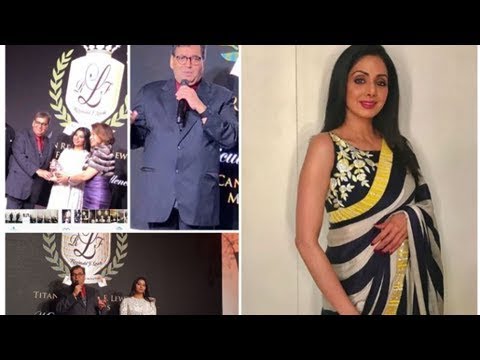 Sridevi receives special honorary award at the 2018 Cannes film festival