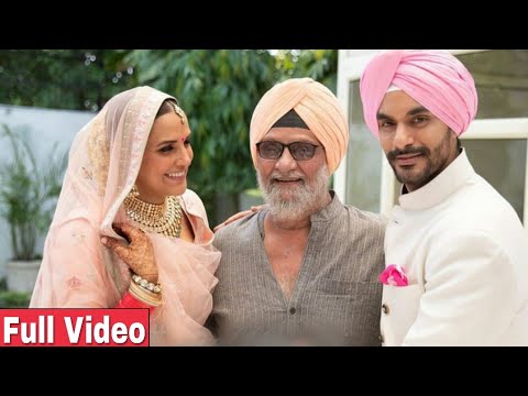Neha Dhupia has tied the knot with long-time friend, actor Angad Bedi in secret wedding. See pics.