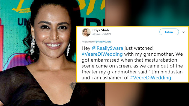 Swara Bhaskar gives epic reply to trolls who were copy-pasting the exact same tweet against 'Veere Di Wedding'