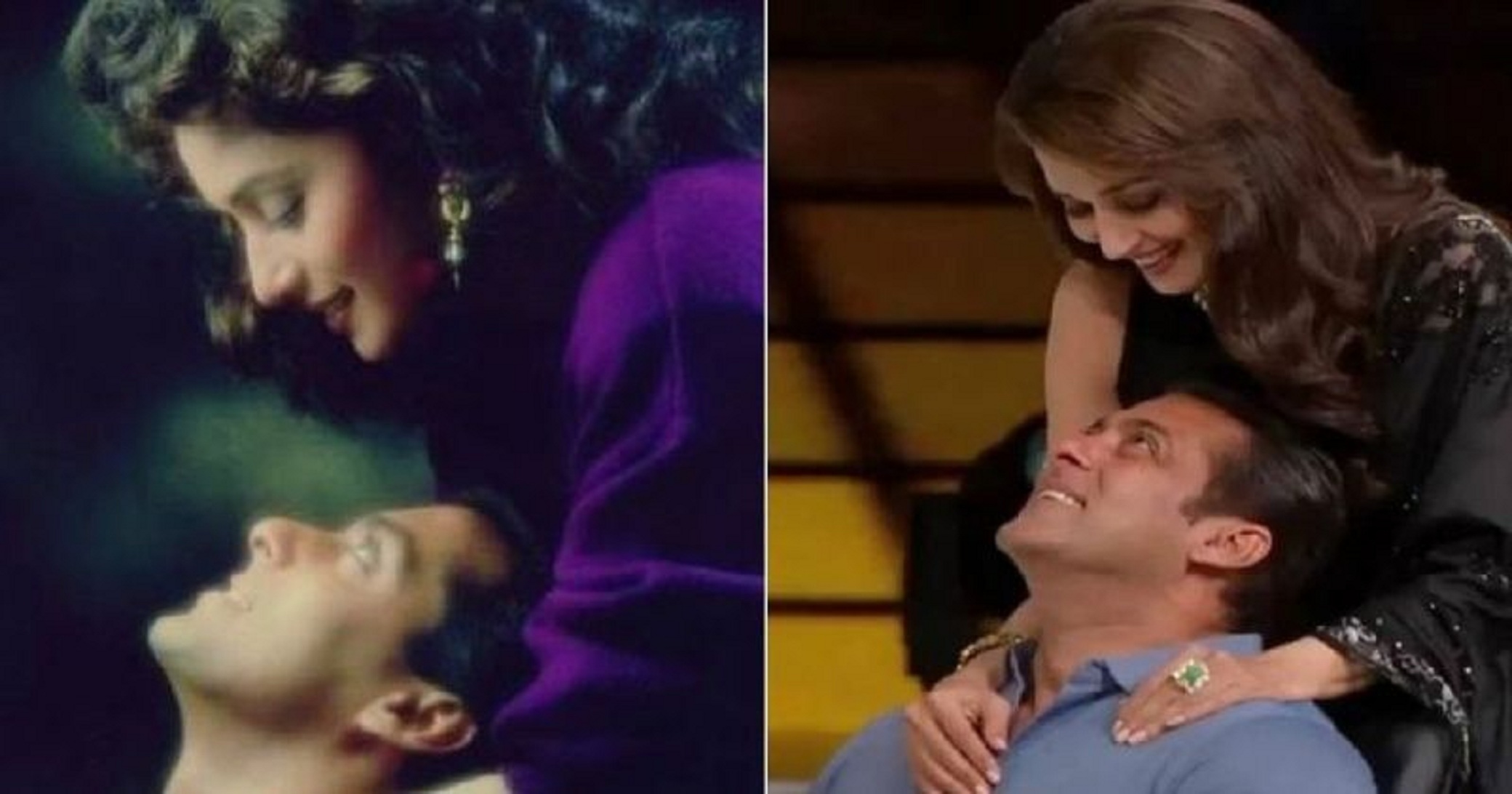 Salman and Madhuri recreate their iconic pose from ‘Hum Aapke Hain Koun’ and it took us back to the 90’s!