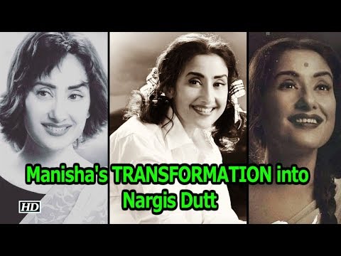 Manisha Koirala's fabulous transformation as 'Nargis' for 'Sanju' biopic. See Pics.