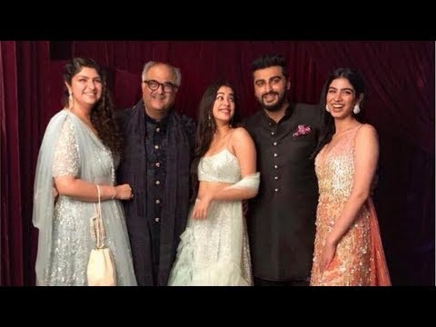 Arjun Kapoor shows support at the trailer launch of sister, Jahnvi's debut flick, 'Dhadak'
