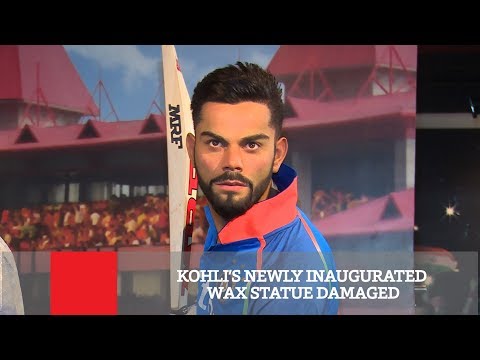 Shame! "Fans" damage Virat Kohli's new 'Wax Statue' at New Delhi's Madame Tussauds