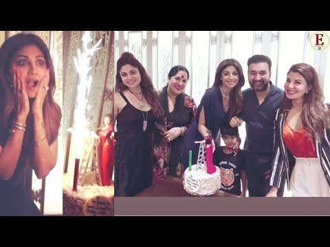 Shilpa Shetty's 43rd birthday celebration was a cozy, perfect family affair. See pics.