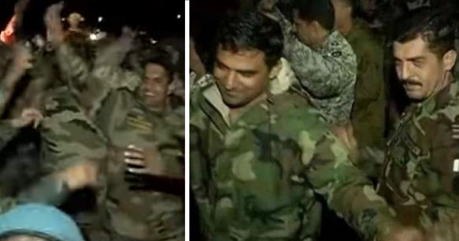 A Rare Sight: Indian and Pakistani Soldiers Dance Together Like True Buddies!