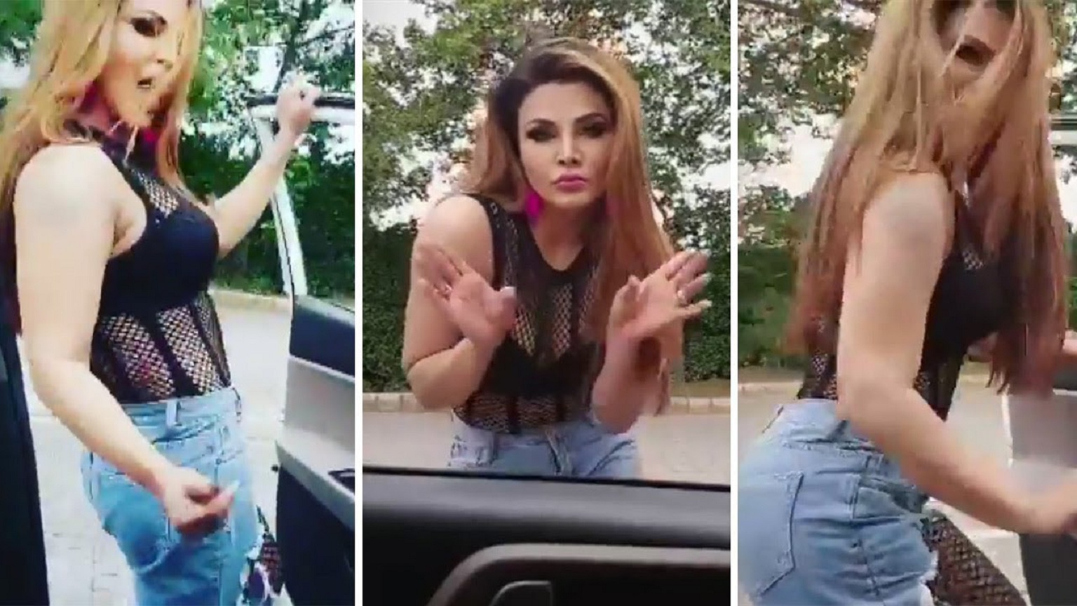 WATCH: Rakhi Sawant does the “Kiki Challenge” despite police-warnings!