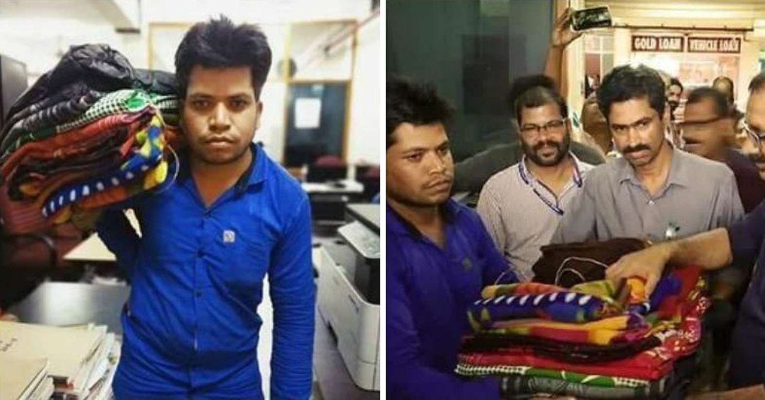 This blanket seller gave-away his entire stock of blankets to Kerala flood victims!