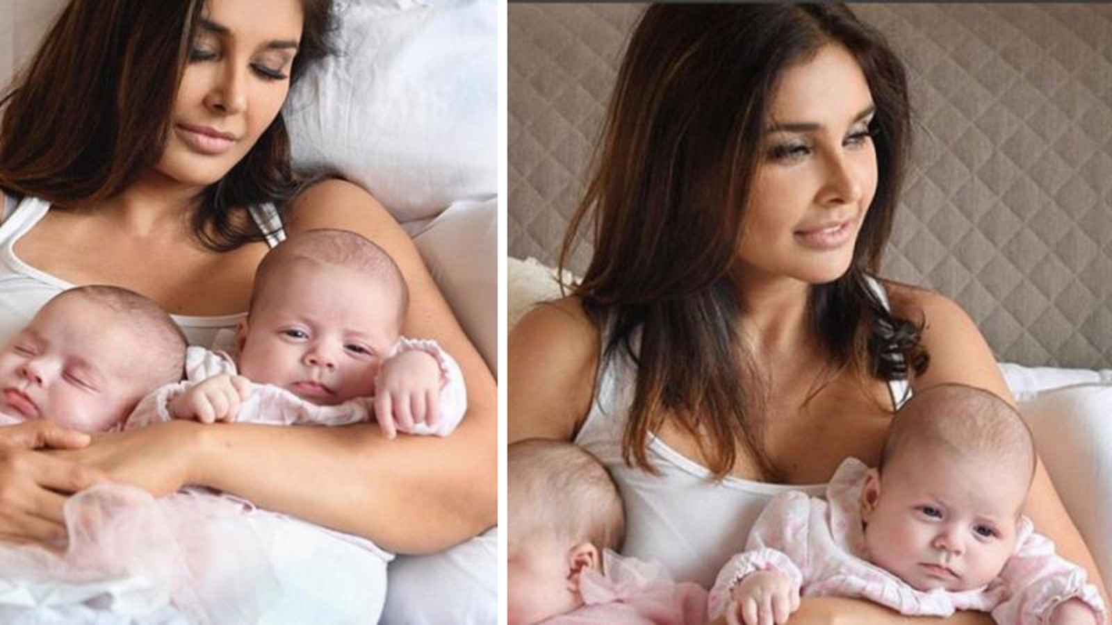 Former Cancer Survivor, Lisa Ray Becomes Mother of Twin Daughters!