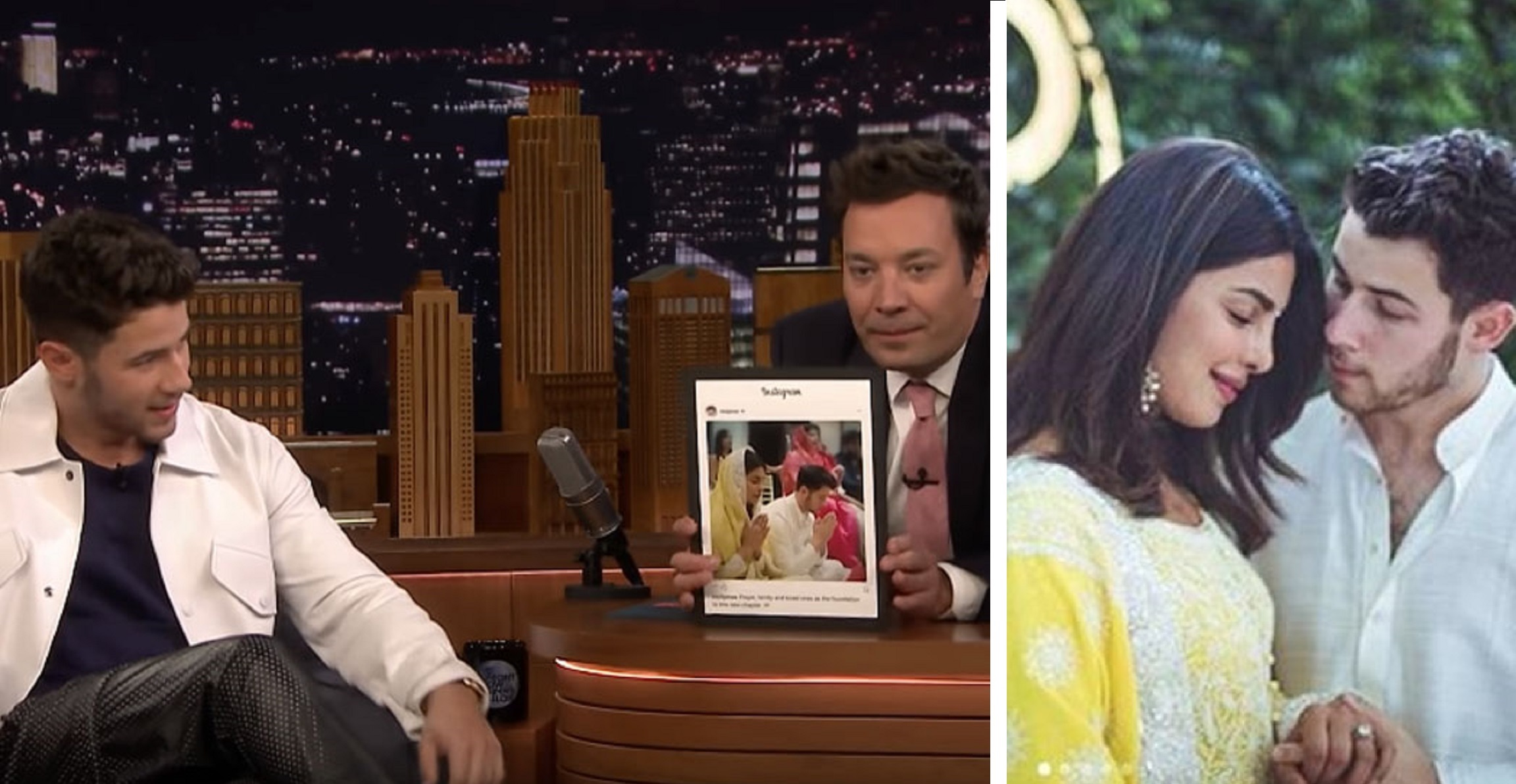 Watch: Nick Jonas Adorably Descibes His ‘Roka’ Ceremony with Priyanka Chopra to Jimmy Fallon