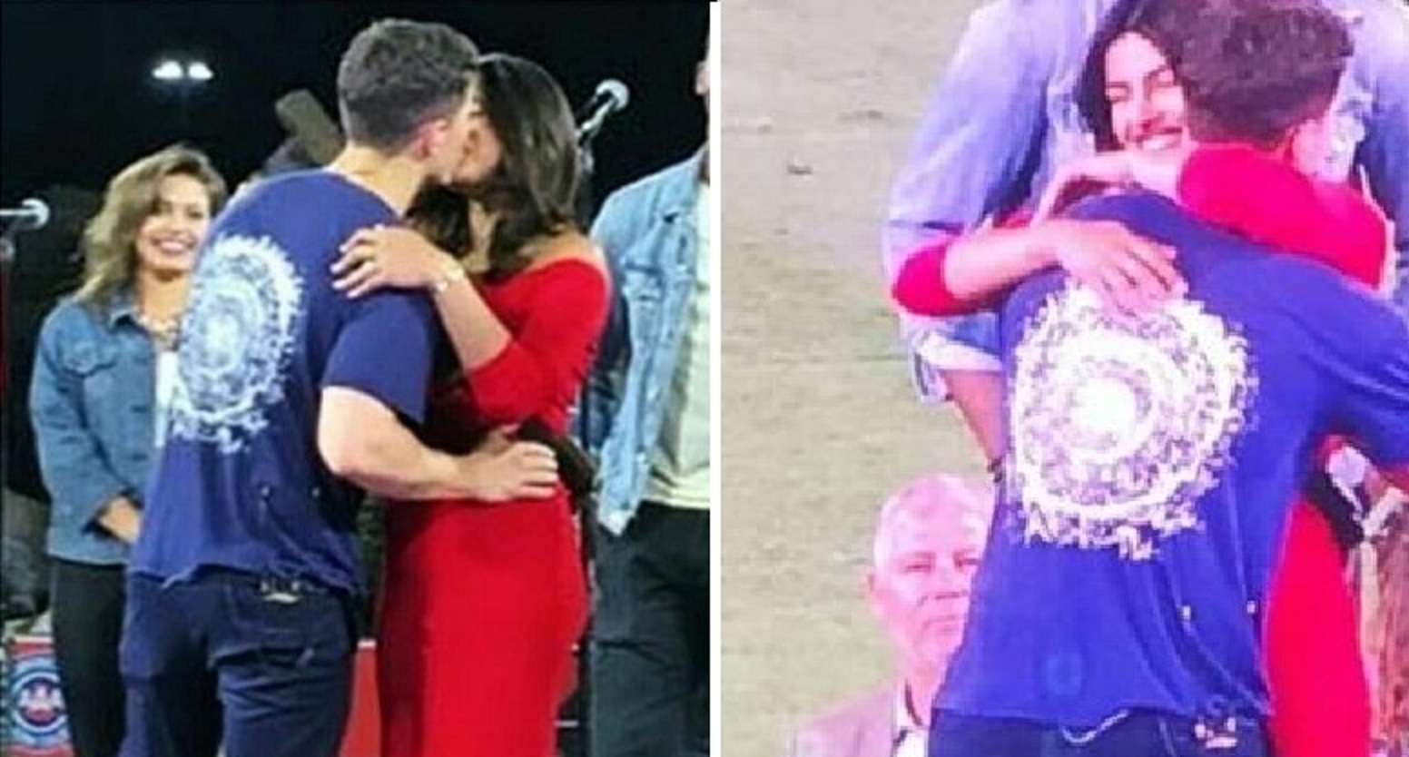 Priyanka Chopra and Nick Jonas First Kiss as an Engaged-Couple, on Nick’s B’day!