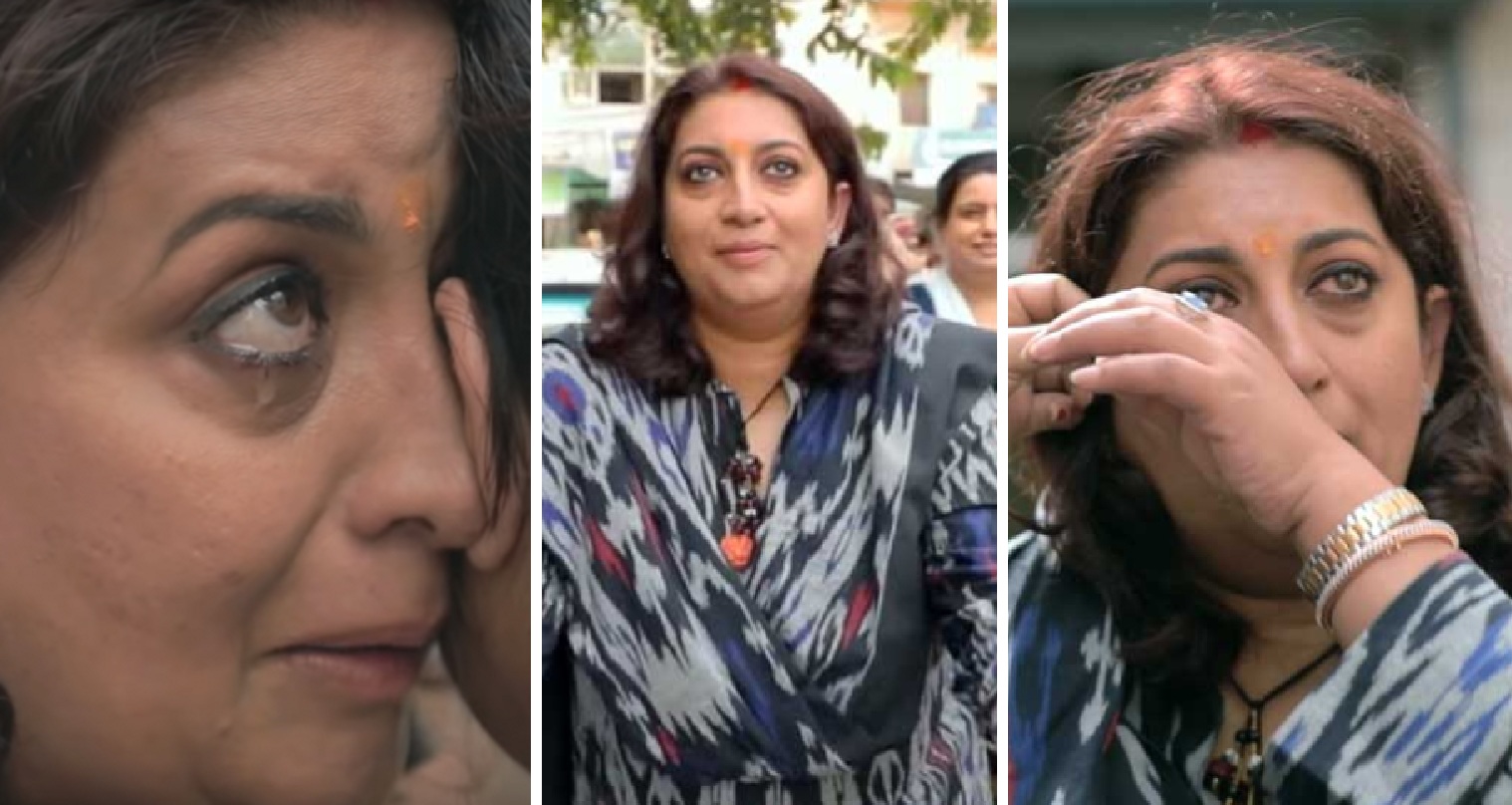 Smriti Irani Gets Emotional, Breaks Into Tears, Upon Visiting her Home After 35 years!