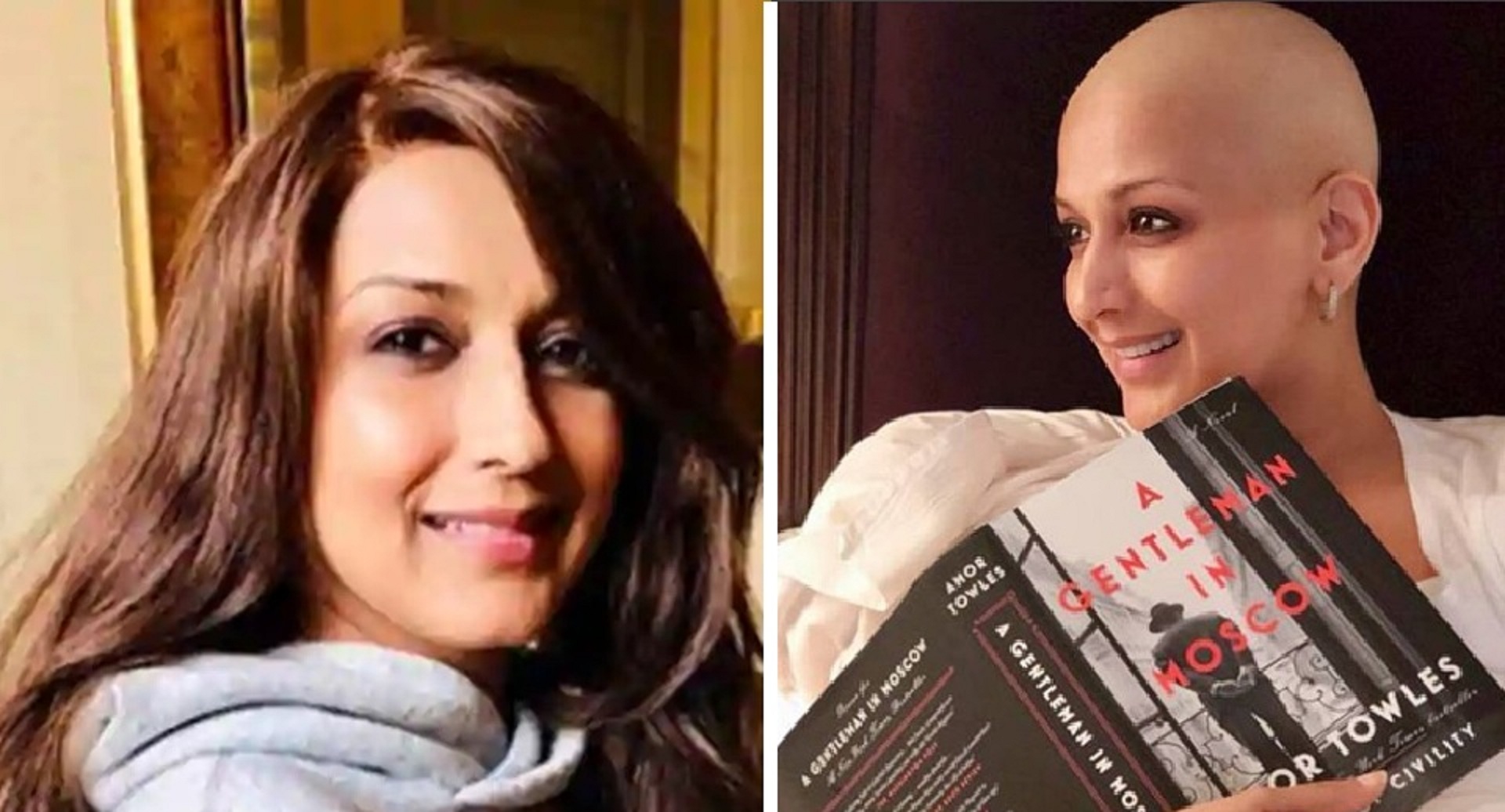 Battling Cancer, Sonali Bendre shares pic wearing a wig and a heartfelt message