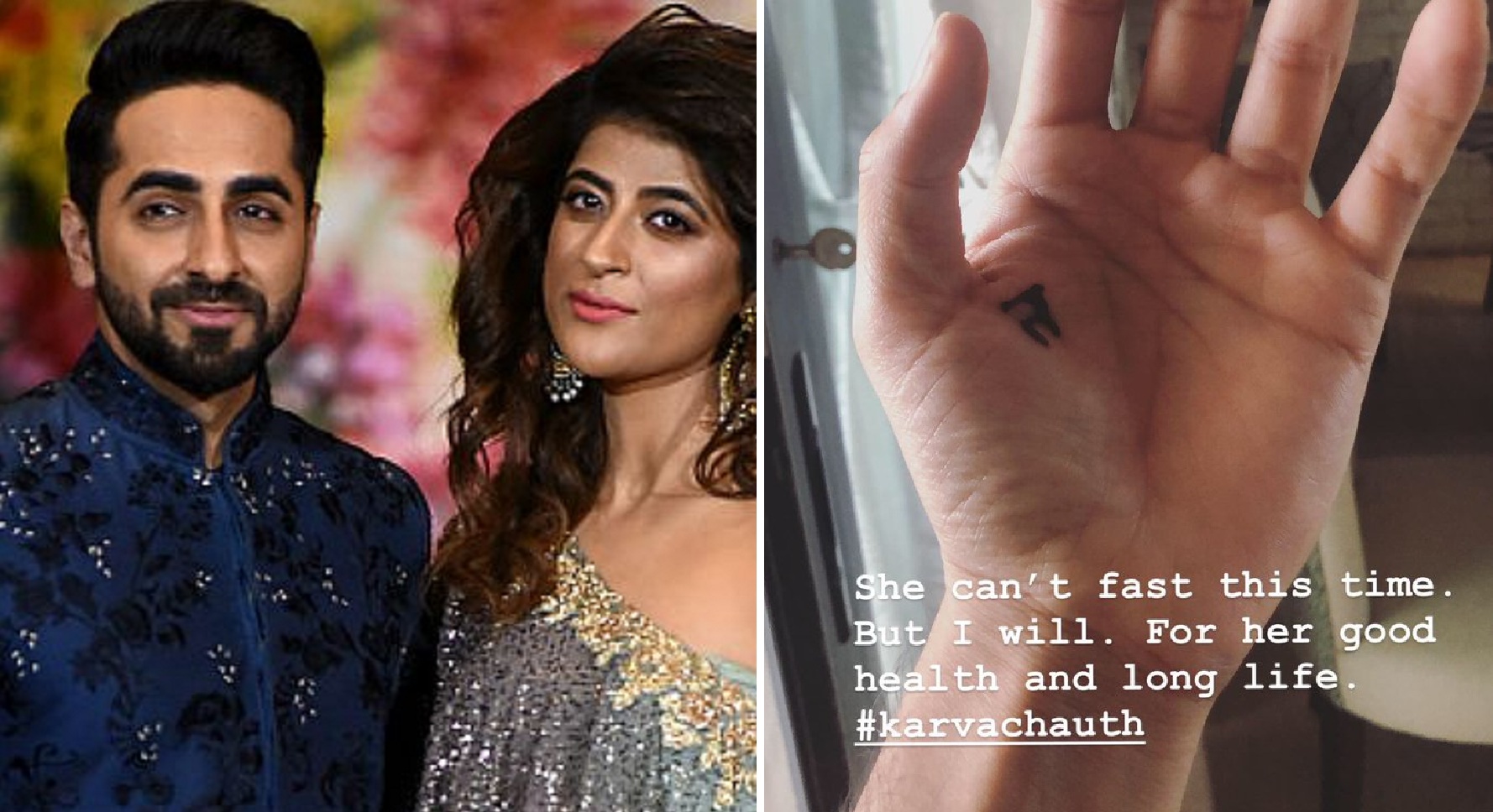 Ayushmann Khurrana Keeps Karvachauth Fast For Cancer-Stricken Wife’s Health