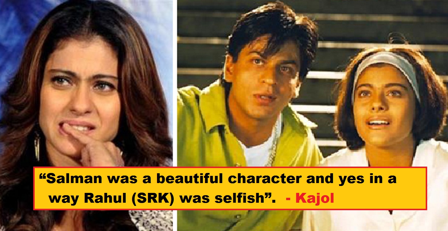 Kajol Still Wonders Why Anjali Chose SRK Over Salman in Kuch Kuch Hota Hai