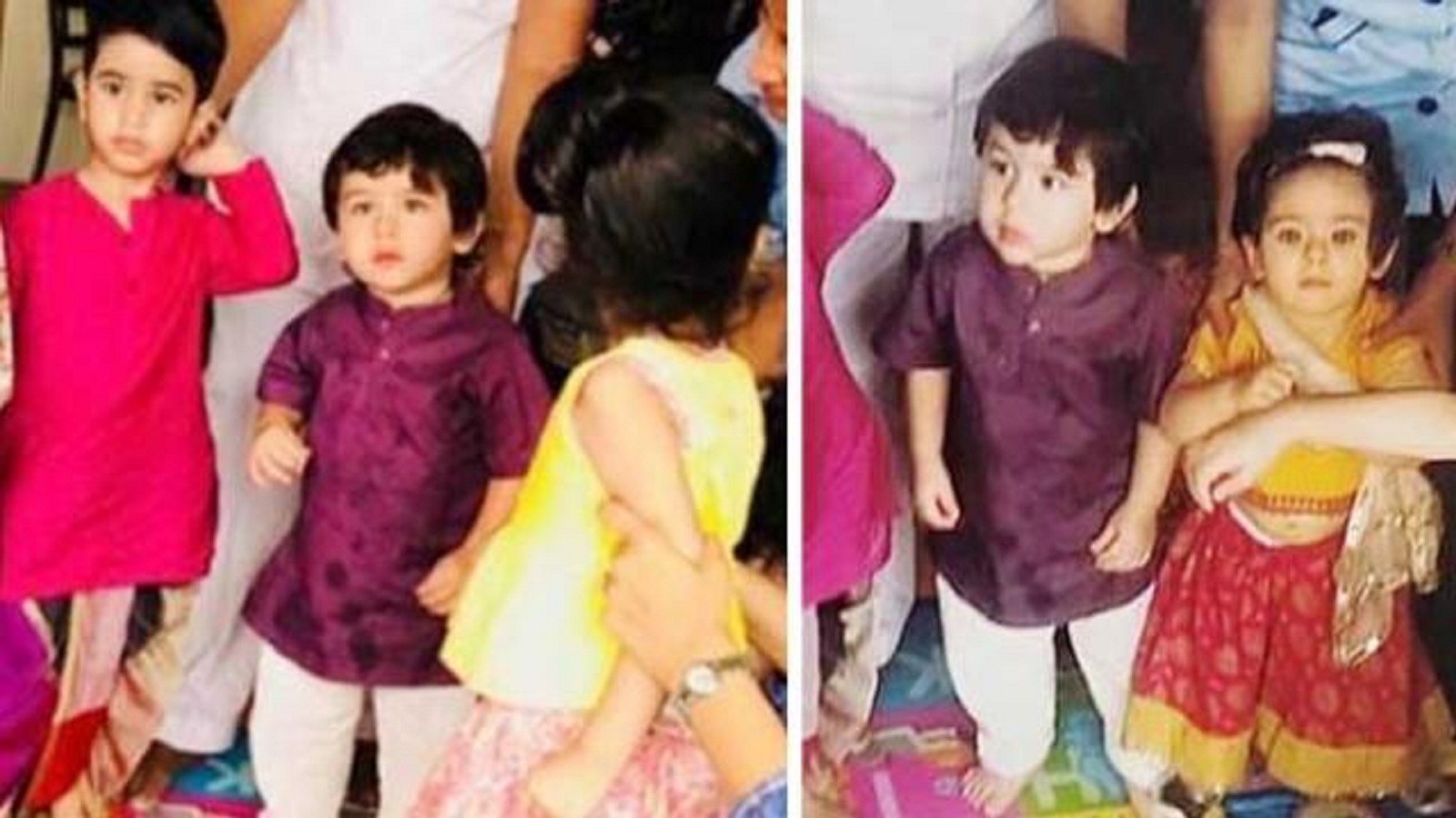 Baby Taimur Dresses-up in Traditional Attire to Celebrate Navratri, Looks Cute as a Button!
