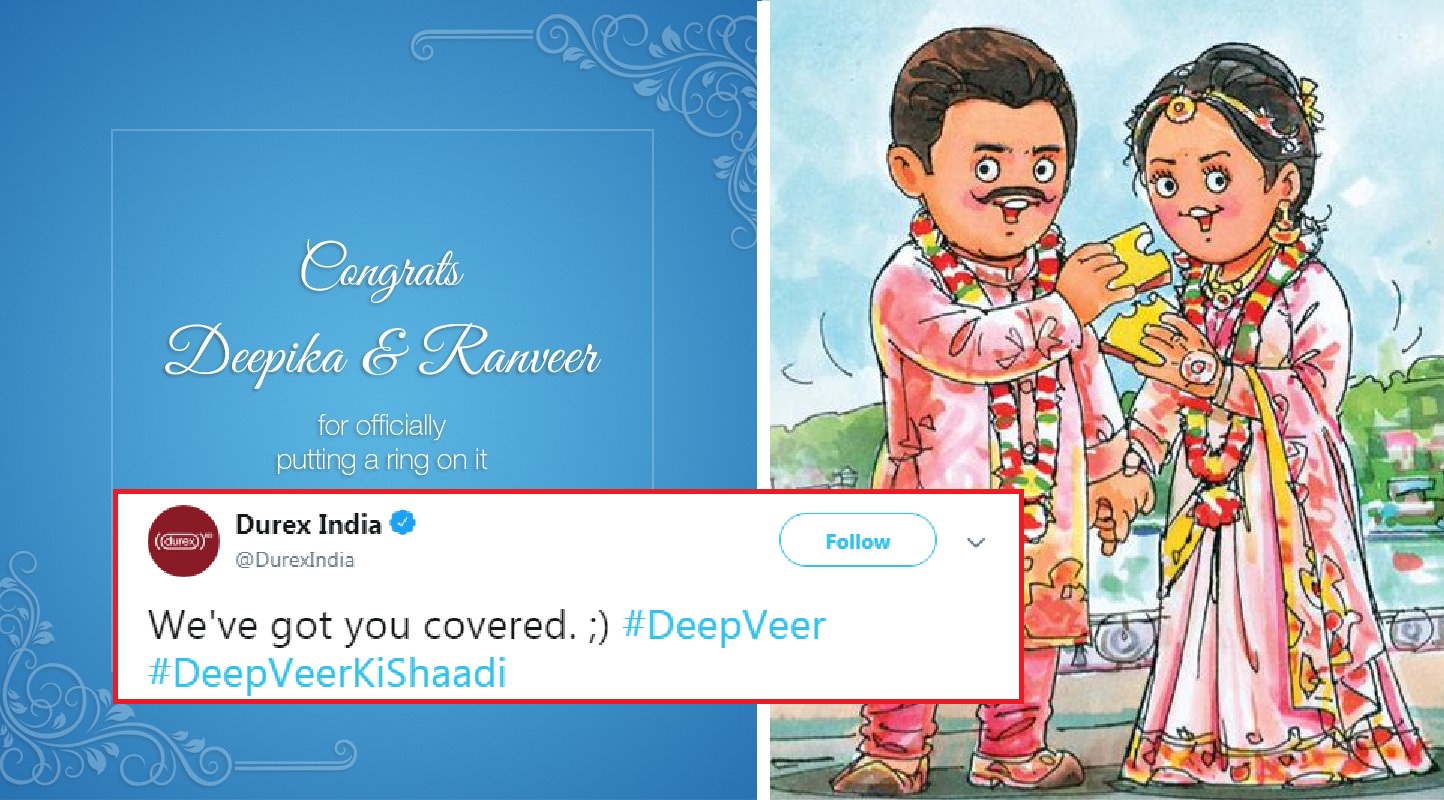 Durex Condoms and Amul Wish Newlyweds DeepVeer With Cheeky Adverts!
