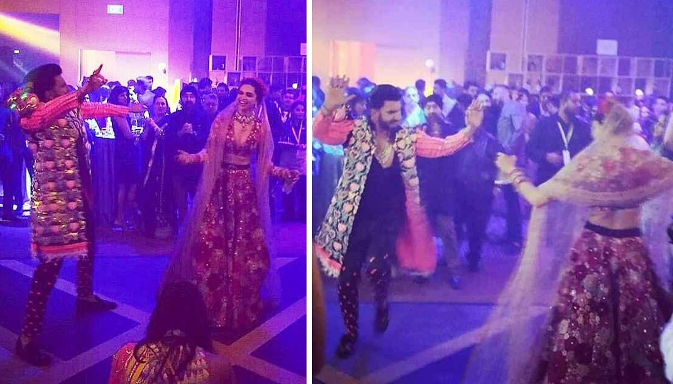 Deepika and Ranveer Set The Stage On Fire With Their Dance During A Special Wedding Party Hosted By His Sister