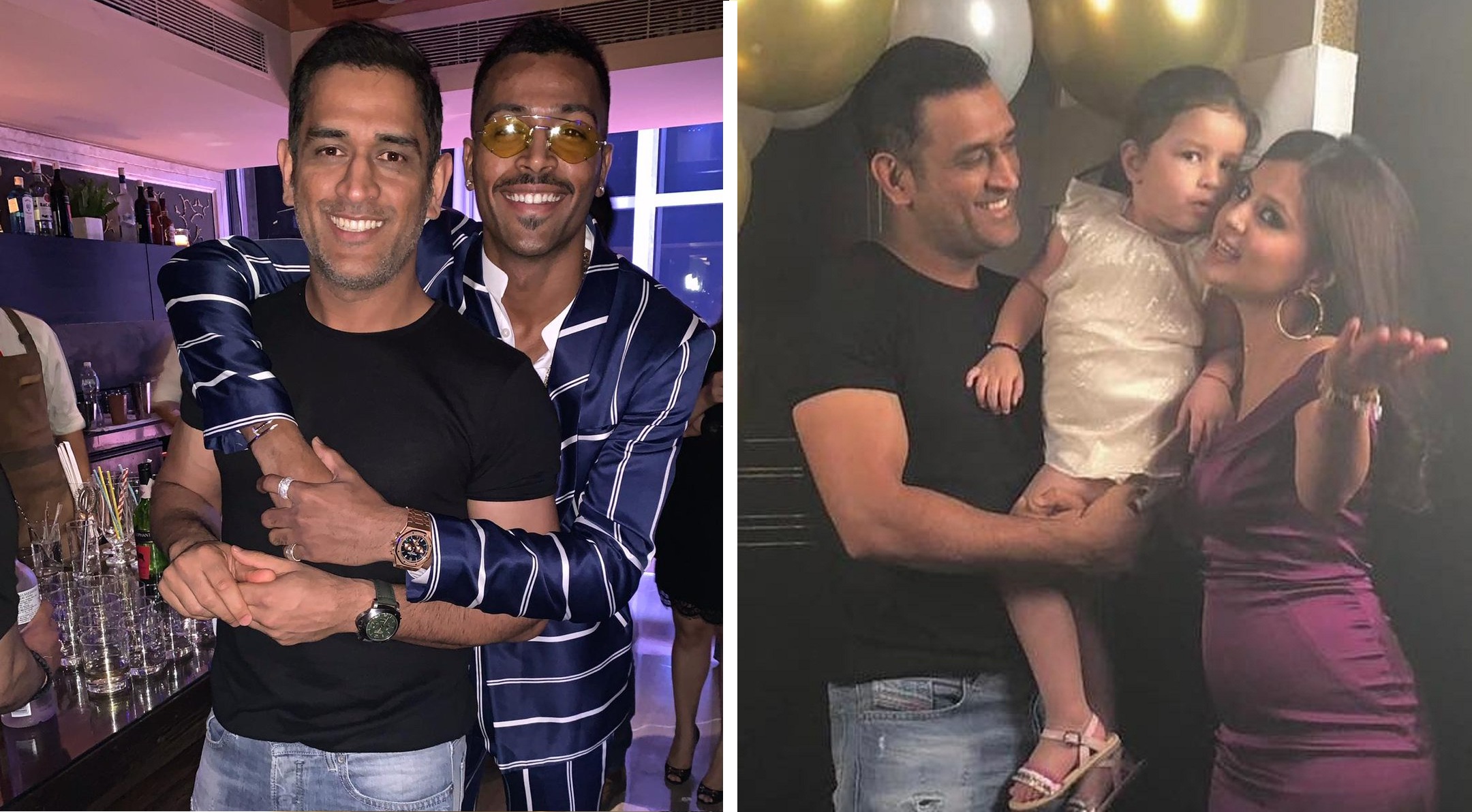 Pics: MS Dhoni Throws A Happening Bash For Wife Sakshi’s 30th Birthday, Hardik Pandya Joins The Celebration