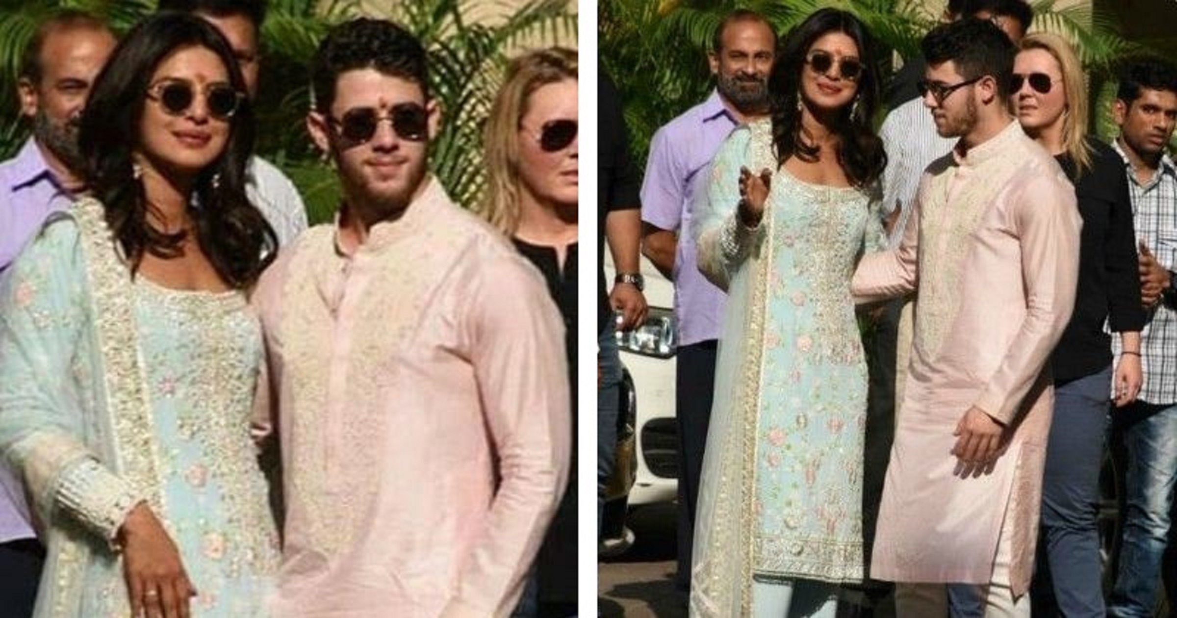Pre-Wedding Celebrations For Priyanka and Nick: The Lovebirds Spotted In Traditional Indian Attires!