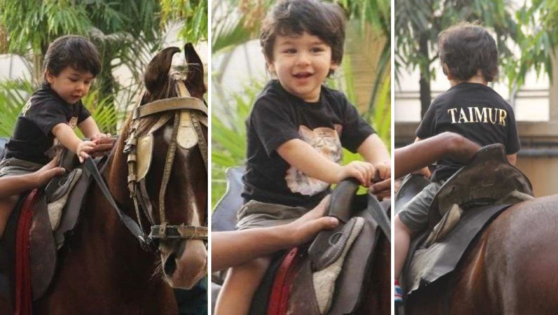 Early Lessons: Taimur Ali Khan’s Horse-Riding Pics Are As Cute As They Can Get.