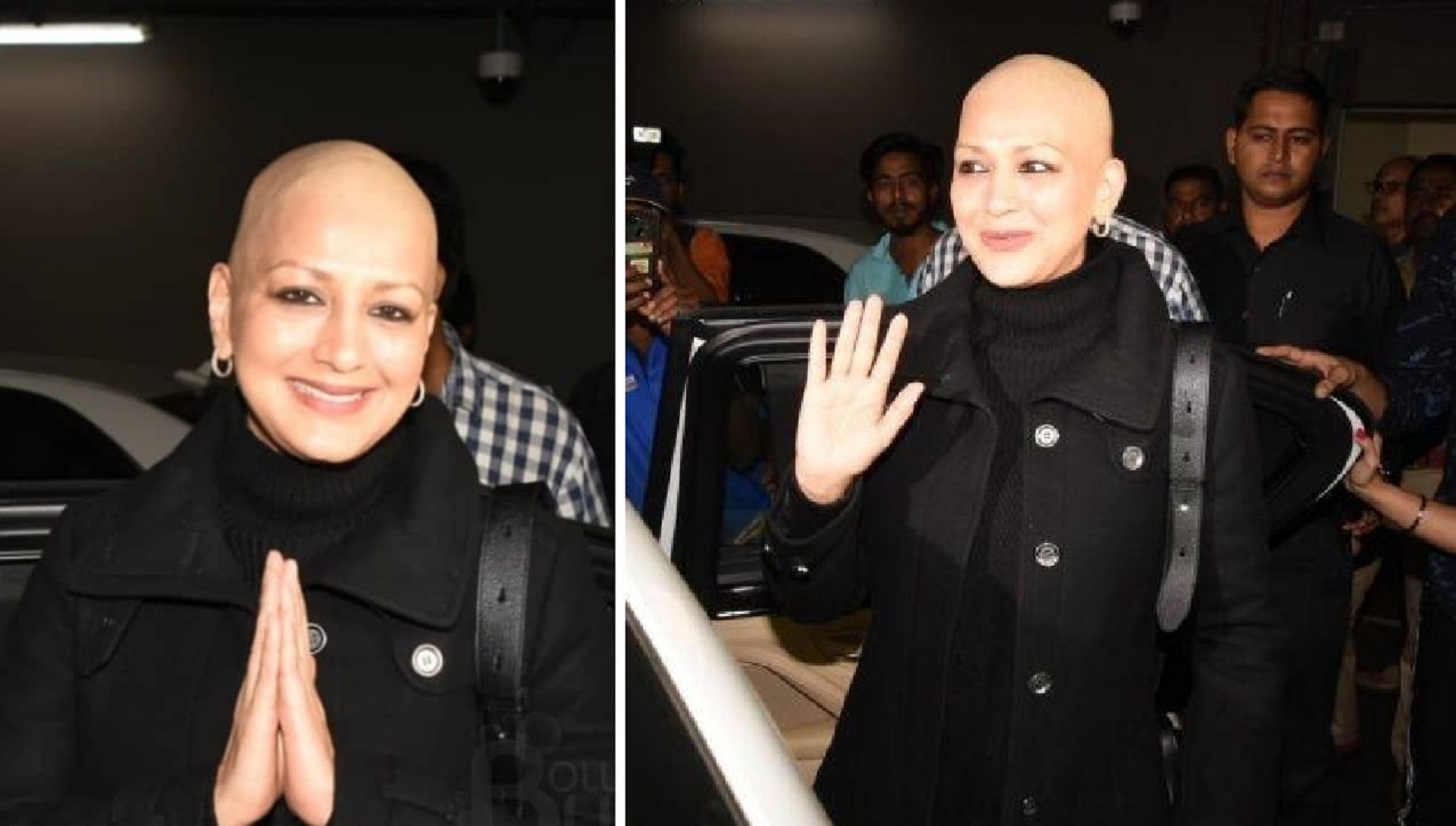 Sonali Bendre Returns To India With A Brave Smile On Her Face