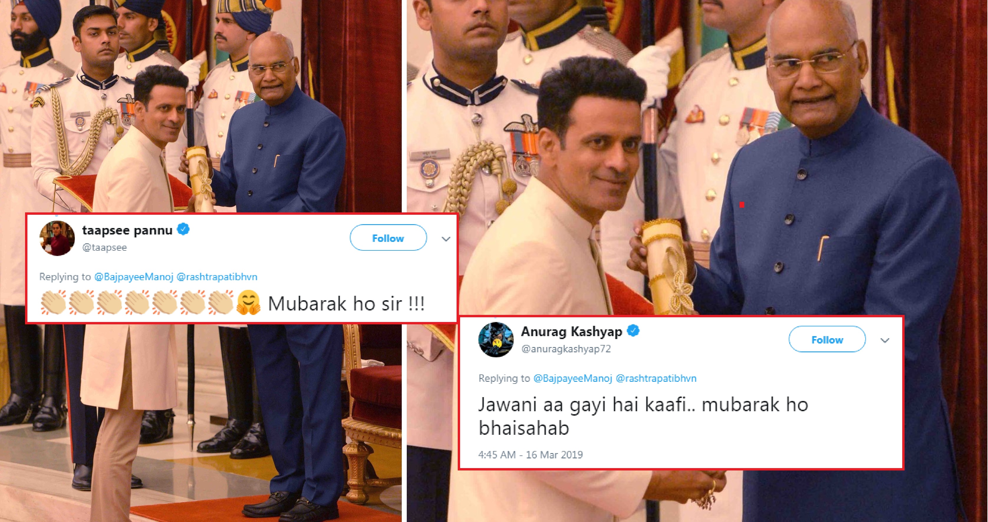 Manoj Bajpayee Honored With Padma Shri: Here Is How Internet Reacted And Cheered For Him
