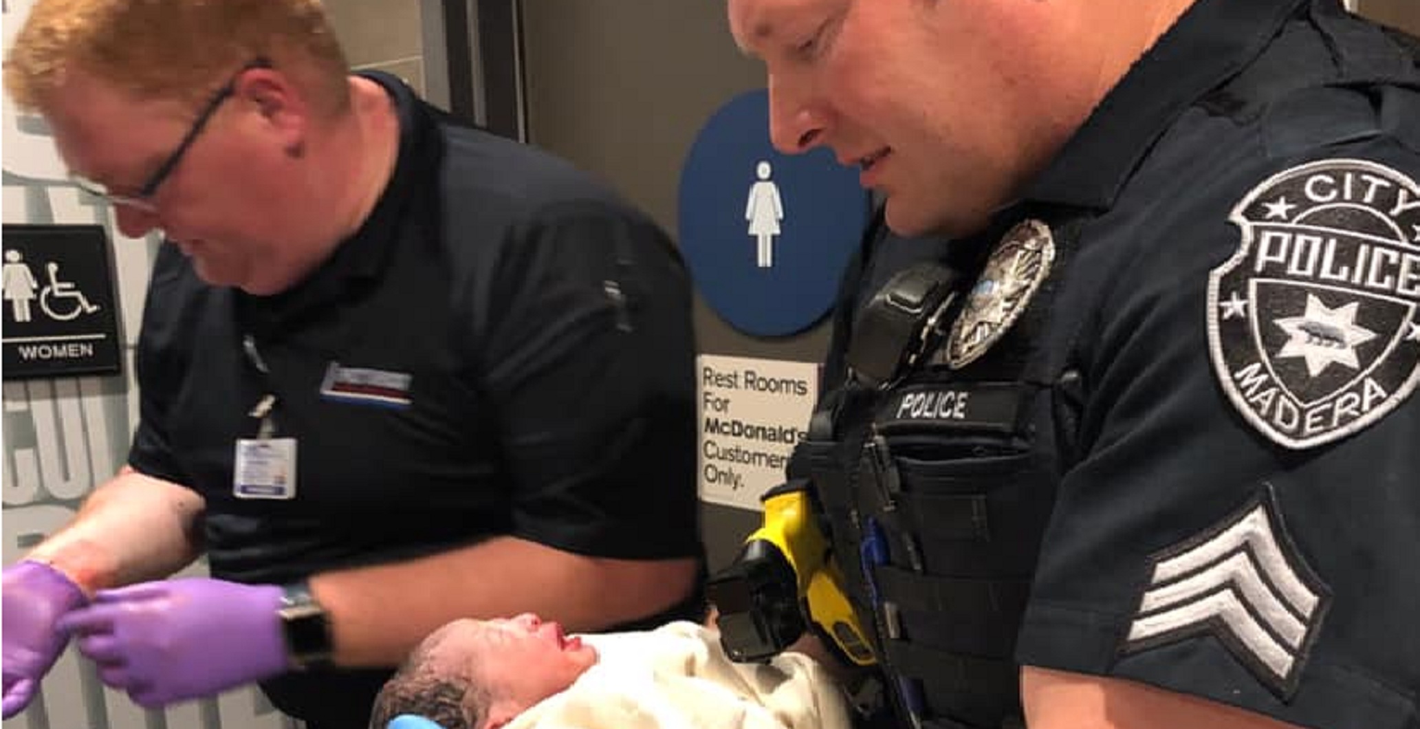 McDonald’s Lobby Turns Into Delivery Room After Female Customer Goes Into Labour