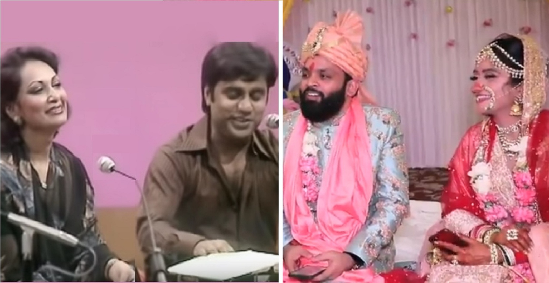 Newlywed Couple Sings Jagjit Singh & Chitra’s ‘Kothe Te Aa’ During Their Wedding Ceremony