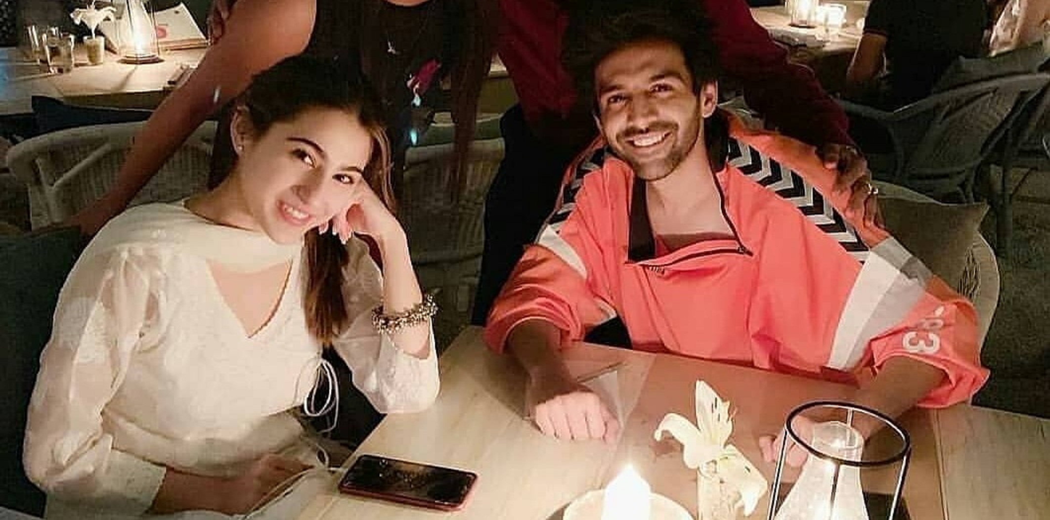 Kartik Aaryan Takes Sara Ali Khan Out On a Candle-Light Dinner Date. See Pics!