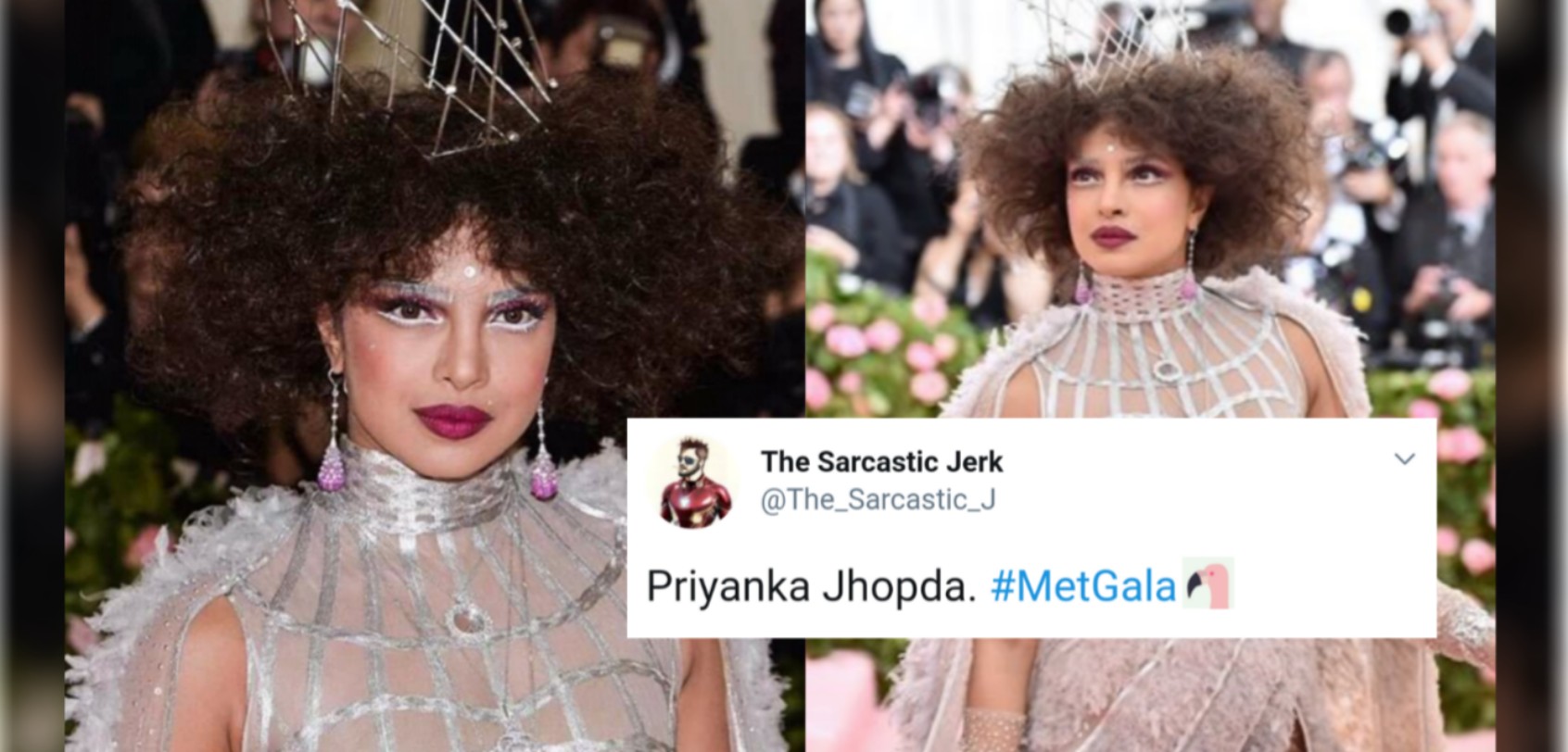 Priyanka Chopra's Look From the 2019 MET Roasted On Twitter: See These  Hilarious Reactions!