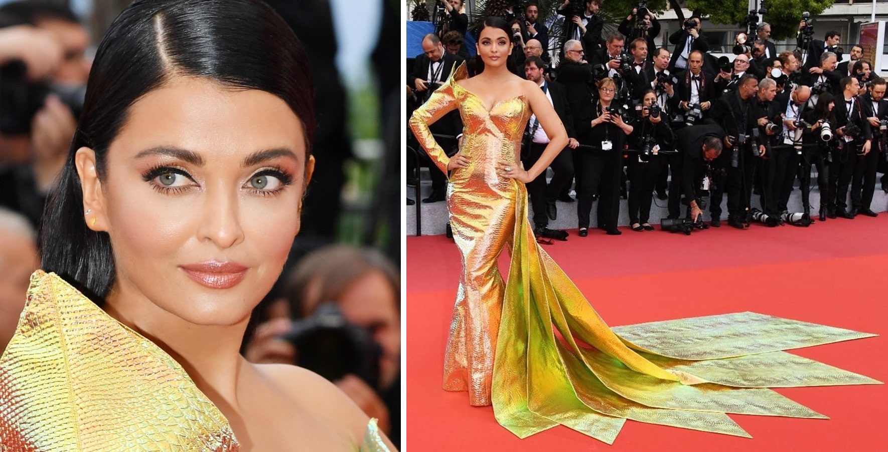 Aishwarya Rai Looks Like a Golden Mermaid In Her Latest Look From Cannes. See Pics!
