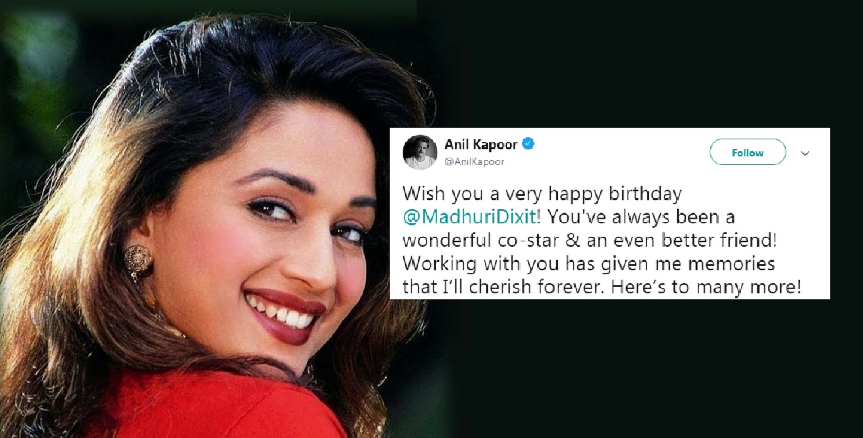 Madhuri Dixit Turns 52: See How Bollywood Wished The Dancing Diva!