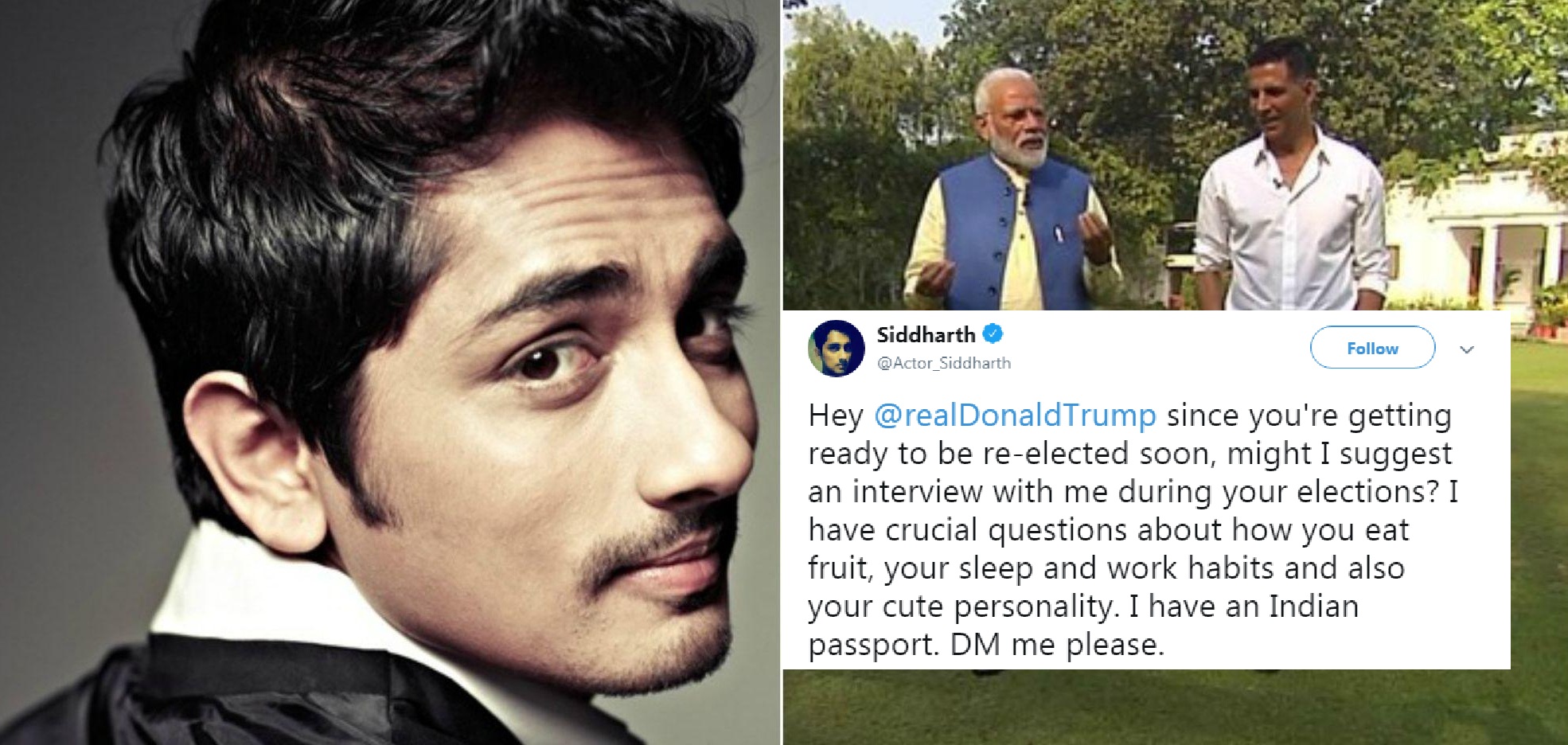 Actor Siddharth Trolls Akshay Kumar After His ‘Non-Political’ Interview With Narendra Modi