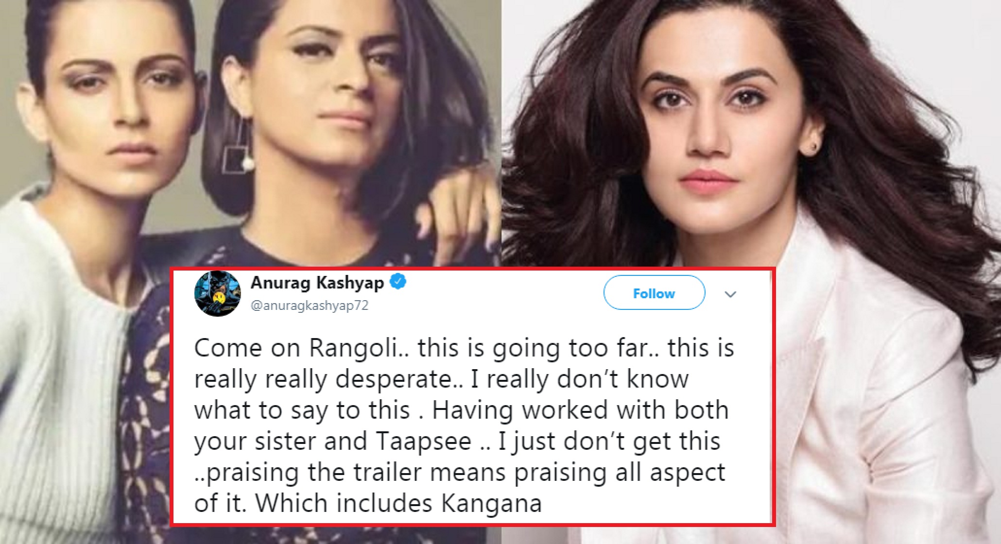 Rangoli Chandel Calls Taapsee Pannu ‘Cheap Copy’ Of Kangana Ranaut. Is She Ruining It For Her Sister?
