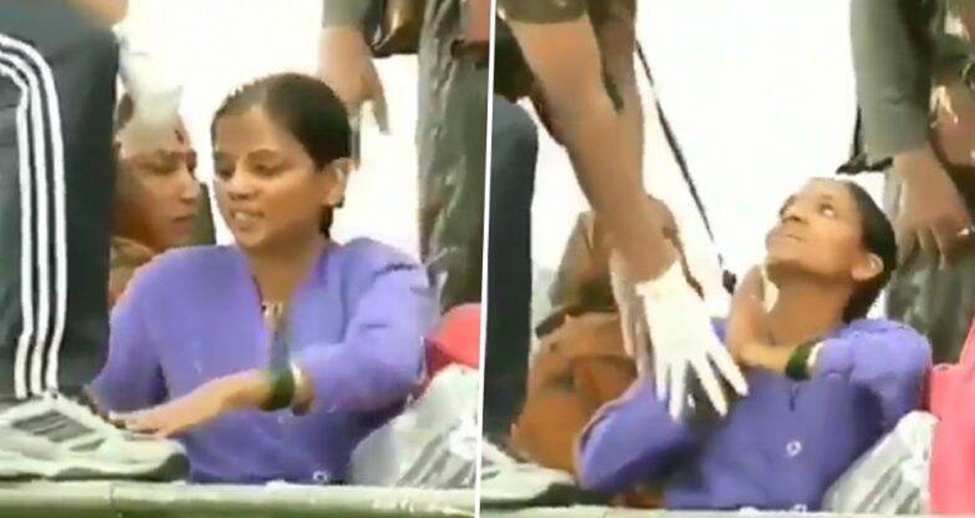 Watch: Woman Touches Army Man’s Feet After Being Rescued From Floods in Heartwarming Video!