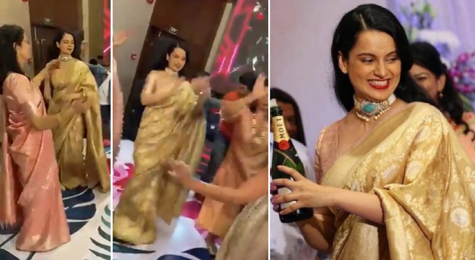 Watch: Kangana Ranaut Spotted Dancing At Brother’s Engagement Ceremony