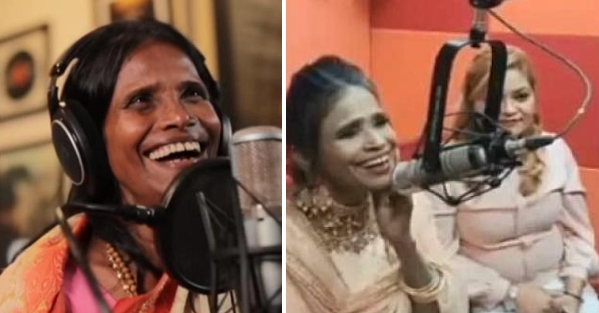 From Railway Station to Radio Station: Ranu Mondal Sings at Red FM Studio in New Viral Video!