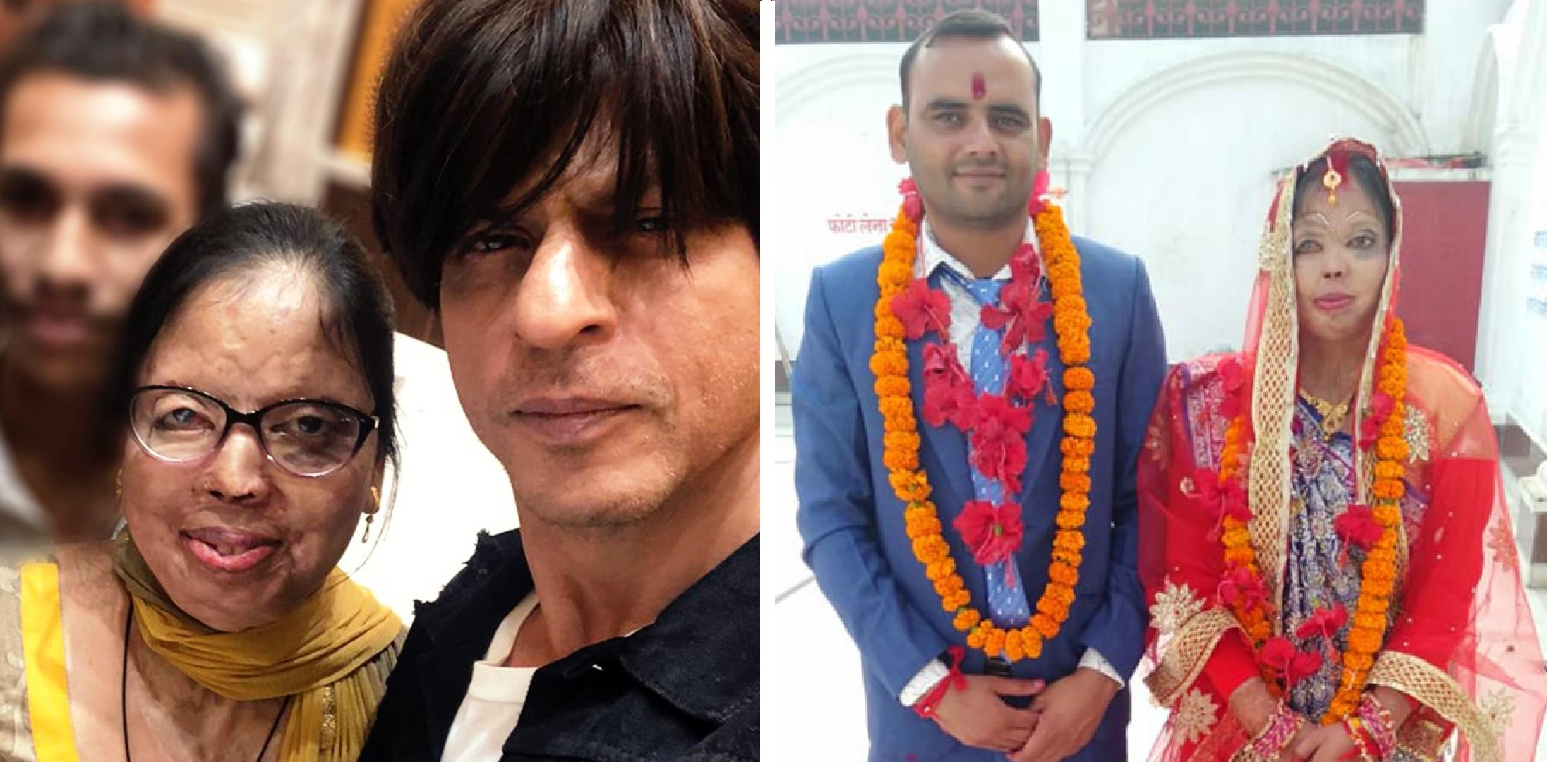 SRK Gives His Blessings To Acid Attack Survivor Anupama After Her Wedding