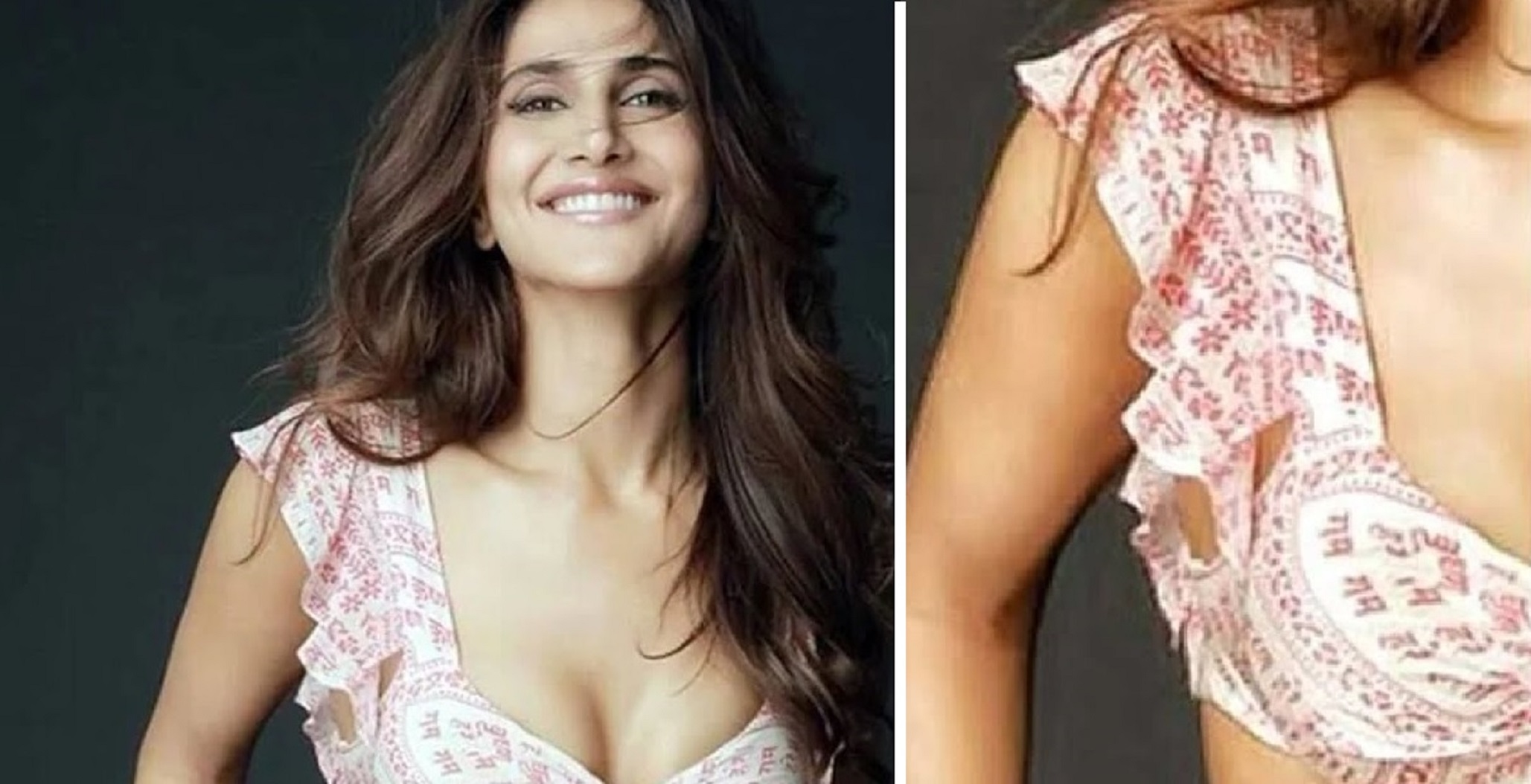 Vaani Kapoor Sparks Controversy By Wearing Small Blouse With ‘Ram’ Written All Over It