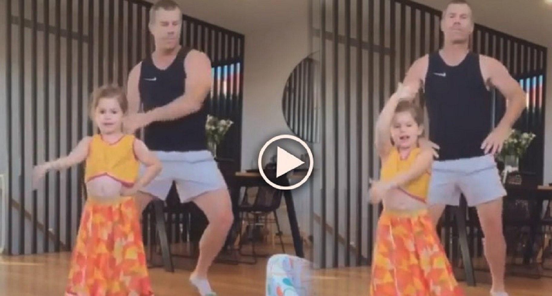 Watch: Cricketer David Warner Dances To ‘Sheila Ki Jawani’ With Daughter, During Self-Quarantine