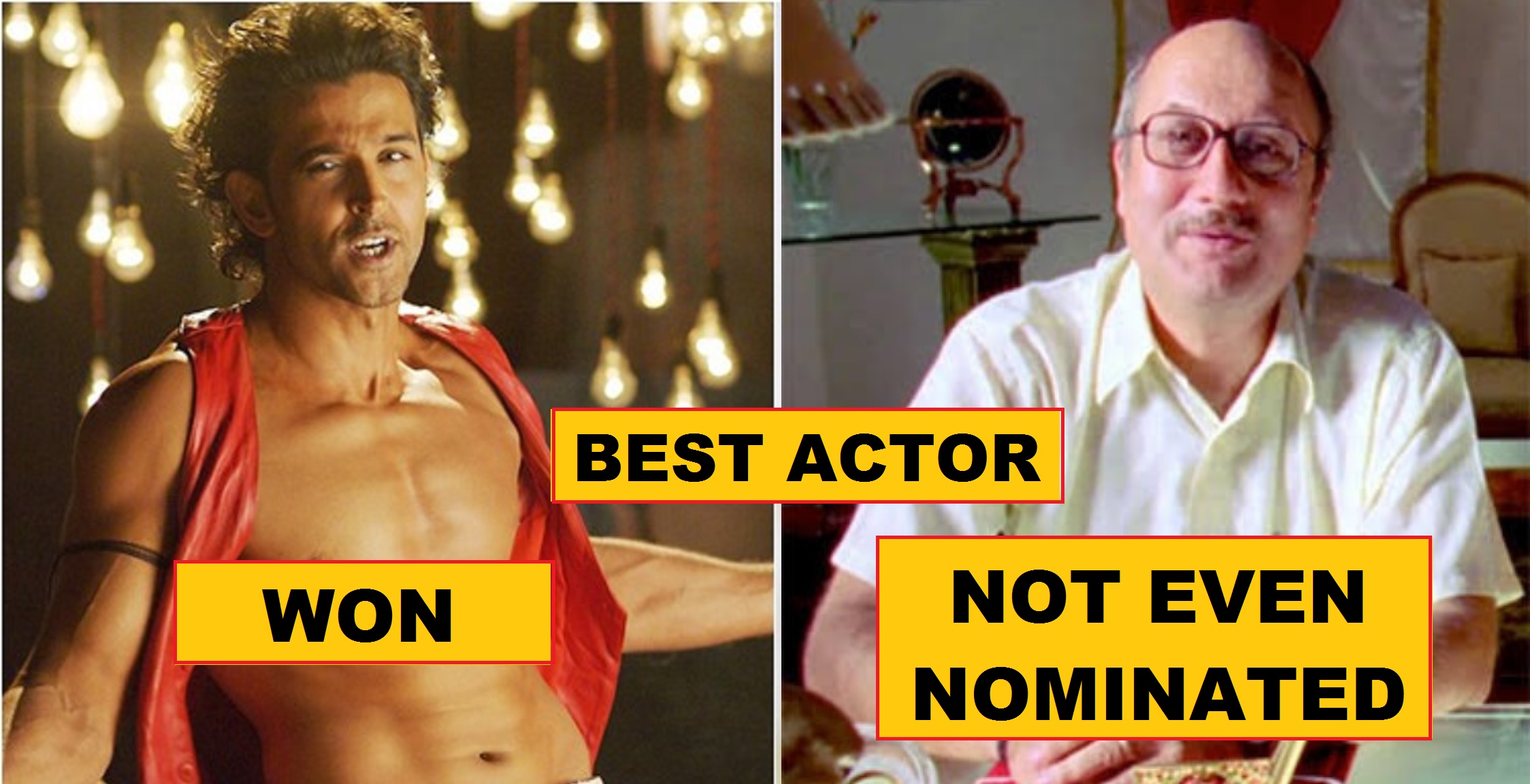 10 Times Filmfare Award Was NOT Given To Those Who Deserved It